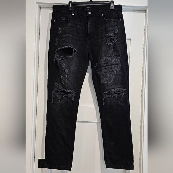 Forever 21 Other - Forever 21 Mens black ripped jeans like new. Size 36